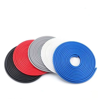 Car door anti-collision strip universal door side protection strip paste-free door opening anti-scratch and collision rubber strip decoration supplies (Qapı və bamper qoruyucu zolaqlar) - black-5m