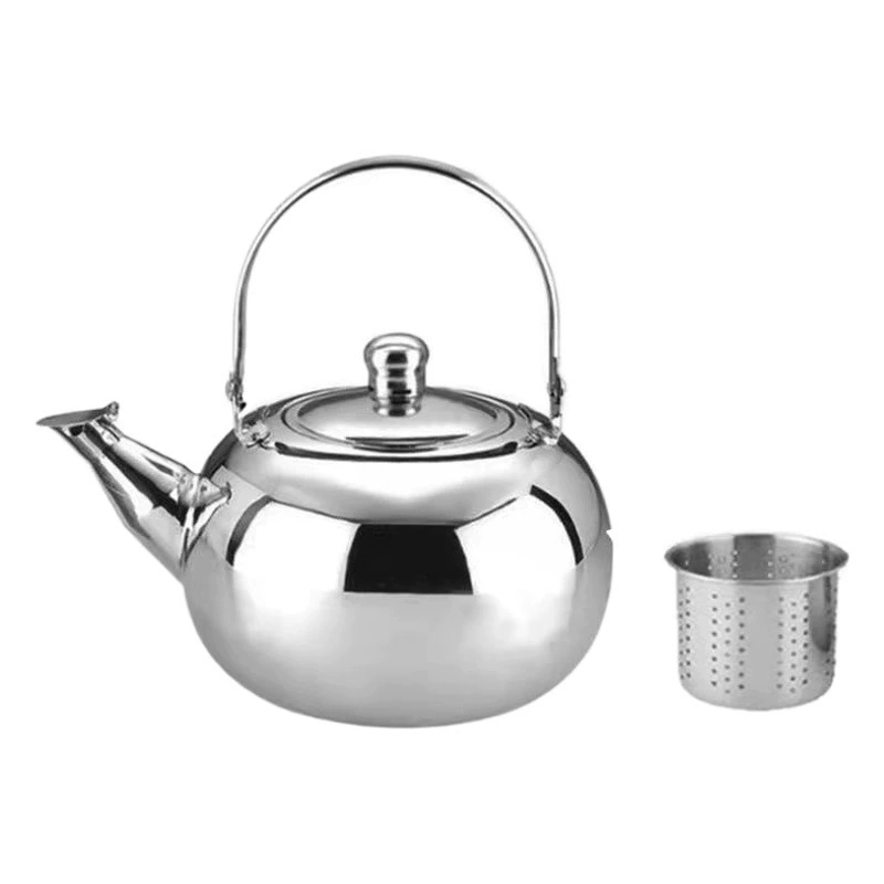 Прямой завод Немагнитный изысканный горшок из нержавеющей стали с фильтром, звуковой маленький чайник, холодный чайник, индукционная плита, чайник