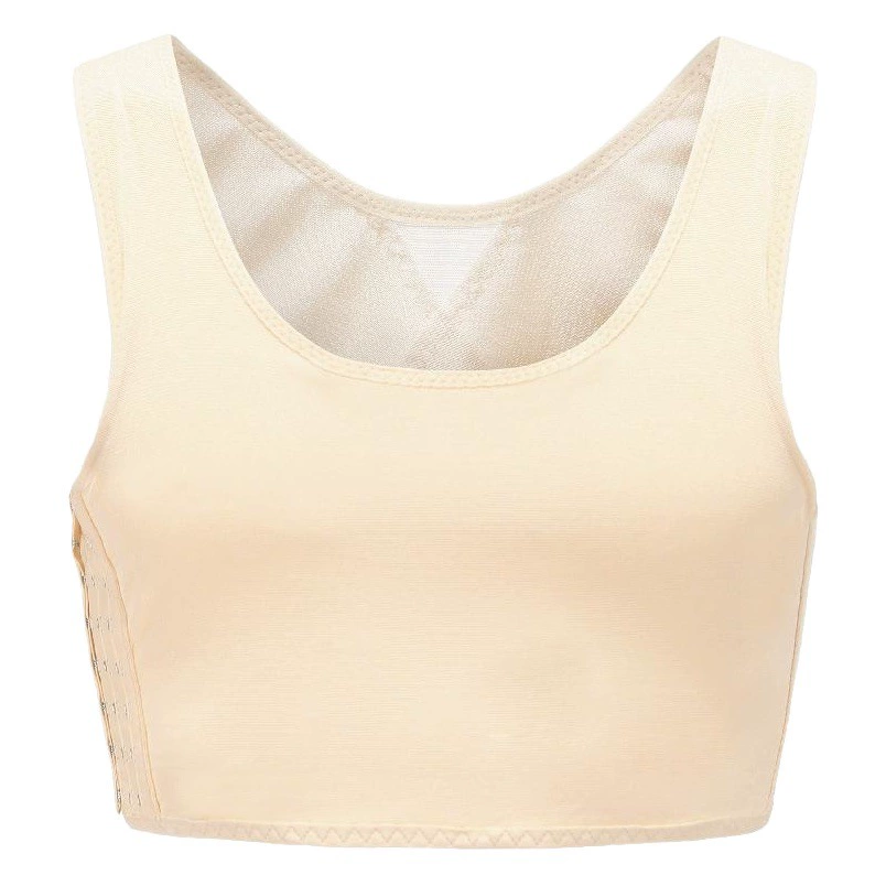 LESMASK эластичный короткий корсет tt спортивный корсет для коррекции груди тонкий бамбуковый угольный корсет цвета кожи большая грудь меньший