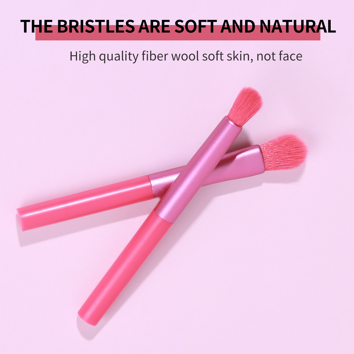 Zoelya set de pincel de maquillaje de polvo, pincel de sombra de ojos, herramientas de maquillaje portátiles, set de huevos de maquillaje de viaje