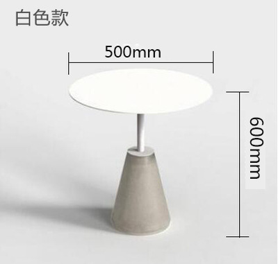 흰색(테이블 직경 500 높이 600)