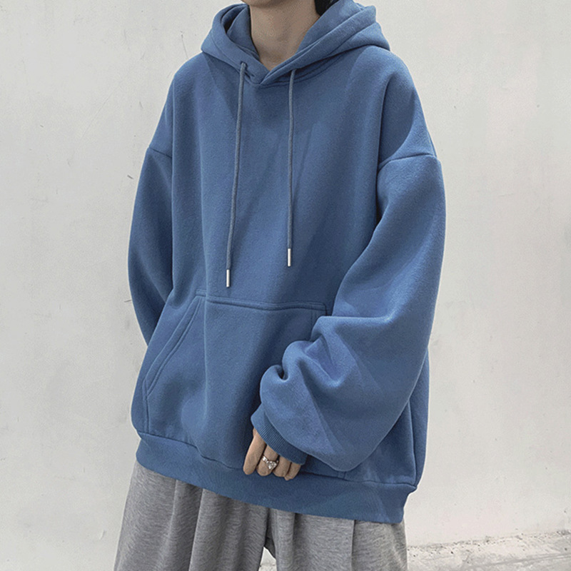 안개 Blue-R01 단색 후드