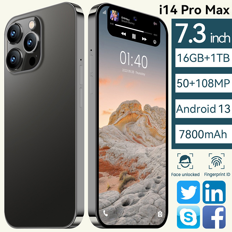 跨境手机i15ProMax7.3incell外贸手机2+16GB智能安卓ozon本土代发