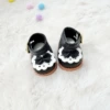 Black little princess shoes