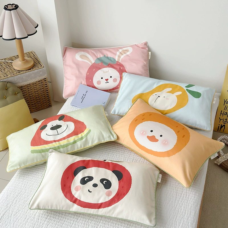 Наволочка с рисунком из чистого хлопка типа А, атласная наволочка из чистого хлопка, 100 нитей, 40x60, детская наволочка для детского сада, 30x50