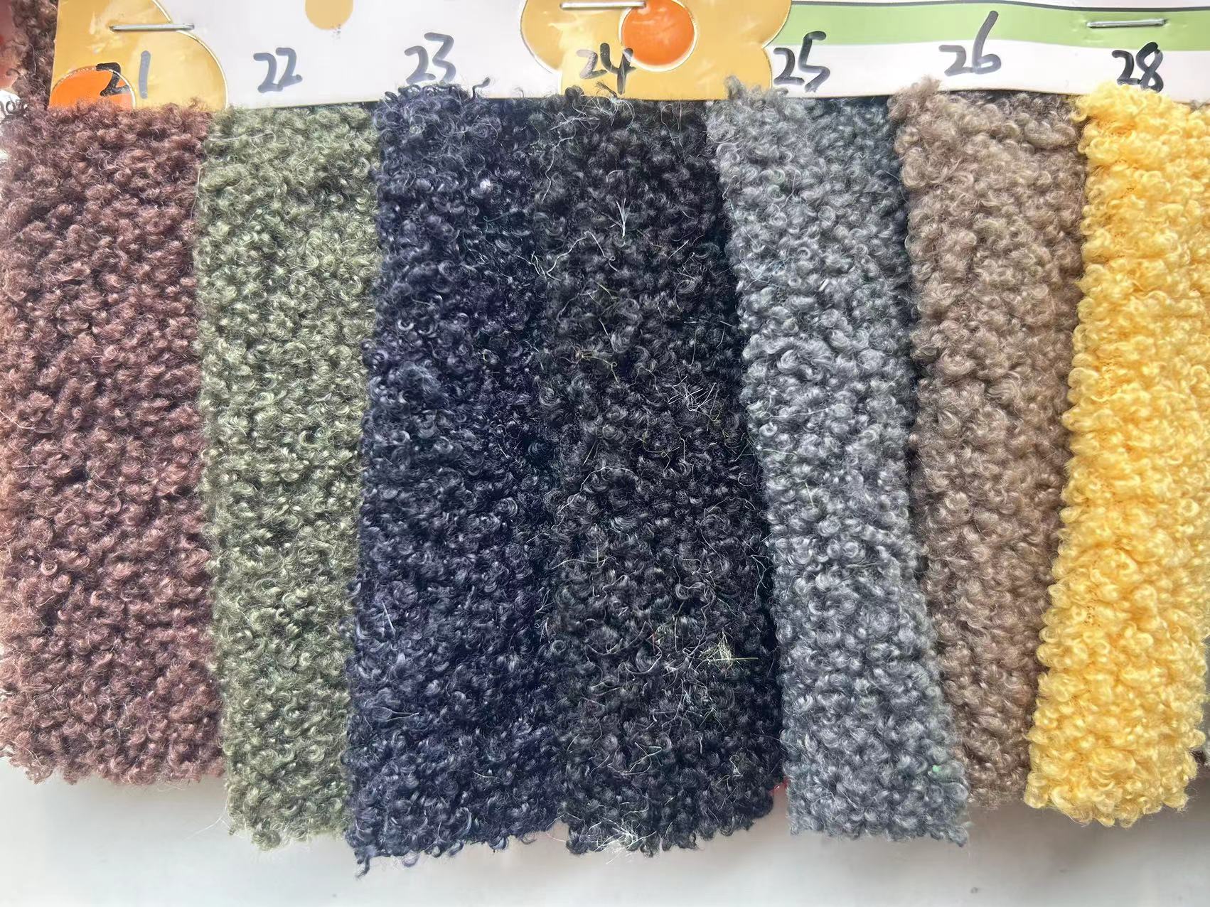 Super suave tela de terciopelo de peluche llanura pequeña partícula poliéster felpa abrigo ropa de tela de juguete para niños en stock