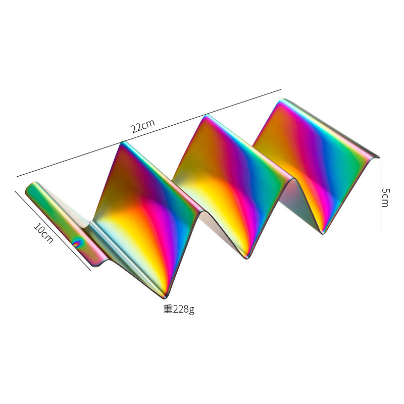 Transfronterizo spot w de acero inoxidable mexican pancake rack taco holder rack taco rack pancake rack