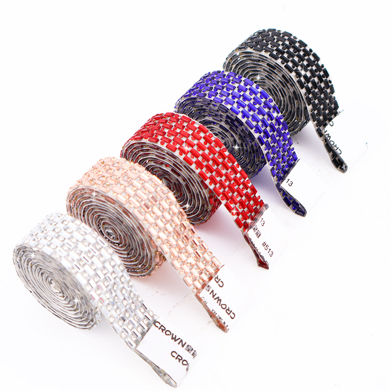 Nuevos productos Telas de diamantes de imitación Accesorios de ropa Cintas de diamantes de imitación Adhesivo Telas de diamantes de imitación autoadhesivas Decoración del hogar Pegatinas de diamantes de imitación Diamantes de imitación