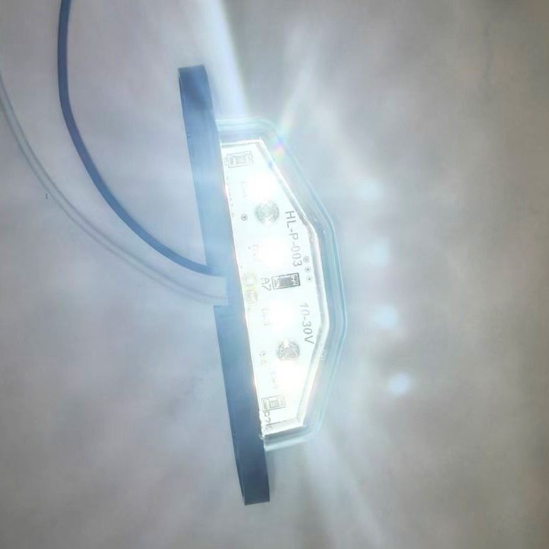 Aliexpress Independent Site 4Led Plastic License Plate Light Truck Trailer Tail Light Compartment Light Side Light