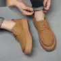 新款平底厚底商务男鞋