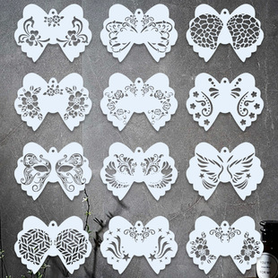 Cross-Border Export Facial Painting Cut Out Painting Template Wall Photo Album Decoration DIY Hand-Painted Spray Painting Graffiti Template