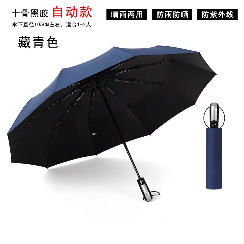 全自動傘男大サイズ二人女性晴雨両用日除け傘紫外線防止広告ロゴ|undefined