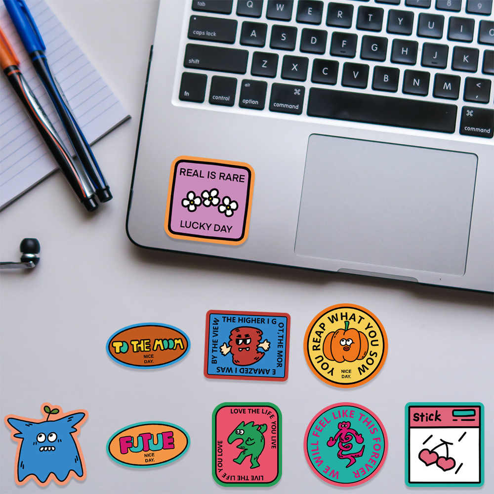 30g Weight Stickers Stationery Type 1 Set Cartoon School Pvc Cute Stickers
