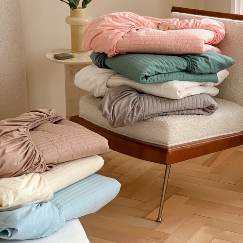 Pure cotton fitted sheet bed cover single piece cotton dust cover thickened quilted non-slip all-inclusive Simmons mattress protector cover