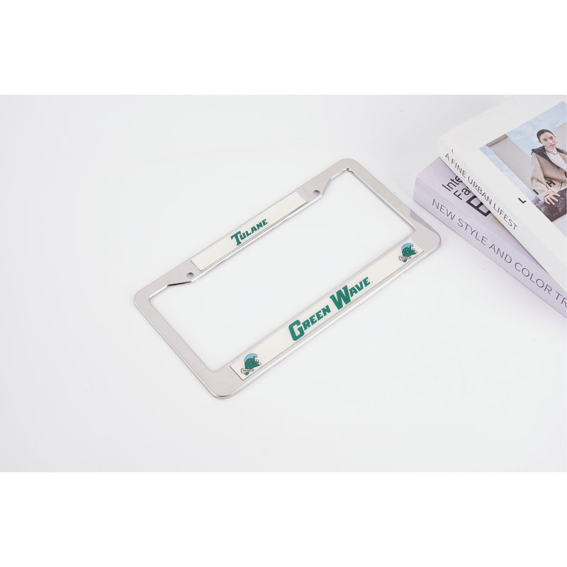 Cross-border manufacturer wholesale foreign trade aluminum alloy metal signboards, license plate frames, and logos, large quantities at favorable prices