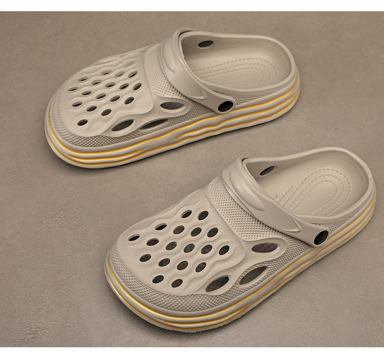 Ventilerande sommar strand sandaler för herr halkfria_voghion.com