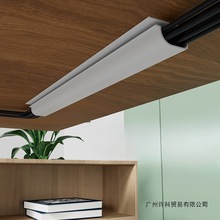 桌下理线架电线收纳神器电脑线整理集线盒槽排插固定束线免打孔