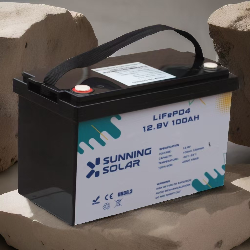 磷酸铁锂蓄电池太阳能风光互补供电离网系统蓄电池铅酸替代锂电池