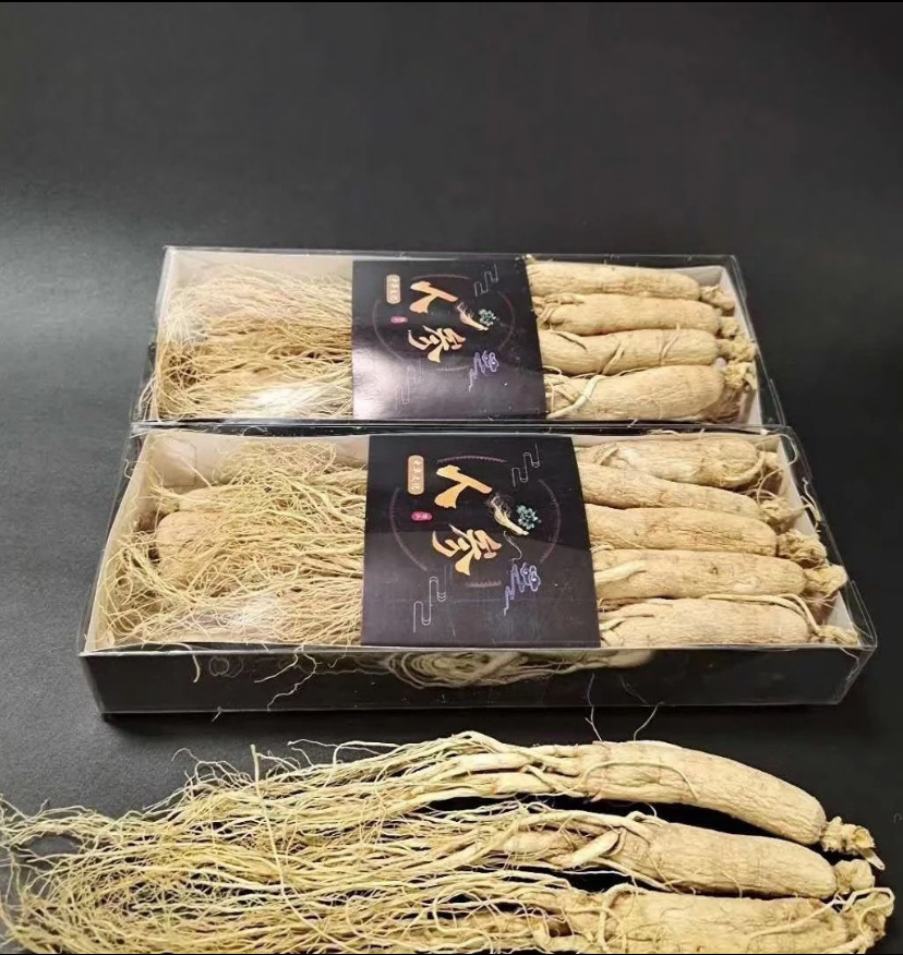 Changbai Mountain Sun-Dried Ginseng Gift Box Five Roots Northeast Specialty Dried Ginseng overview