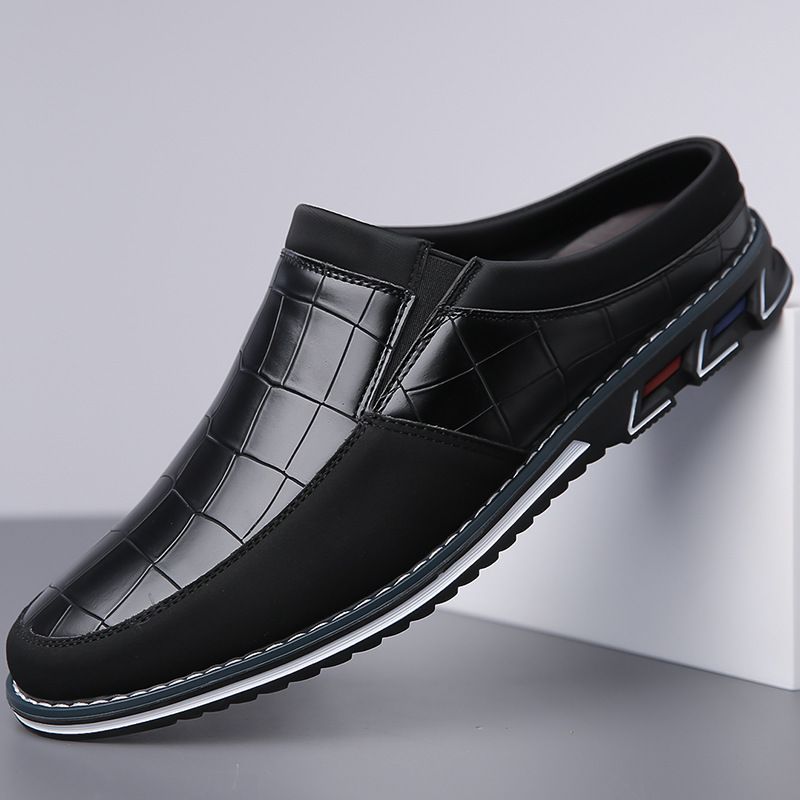 Men's Large Size 53 Fashion Versatile Slip-On Flat Shoes Men's Slippers Wenzhou In-Stock