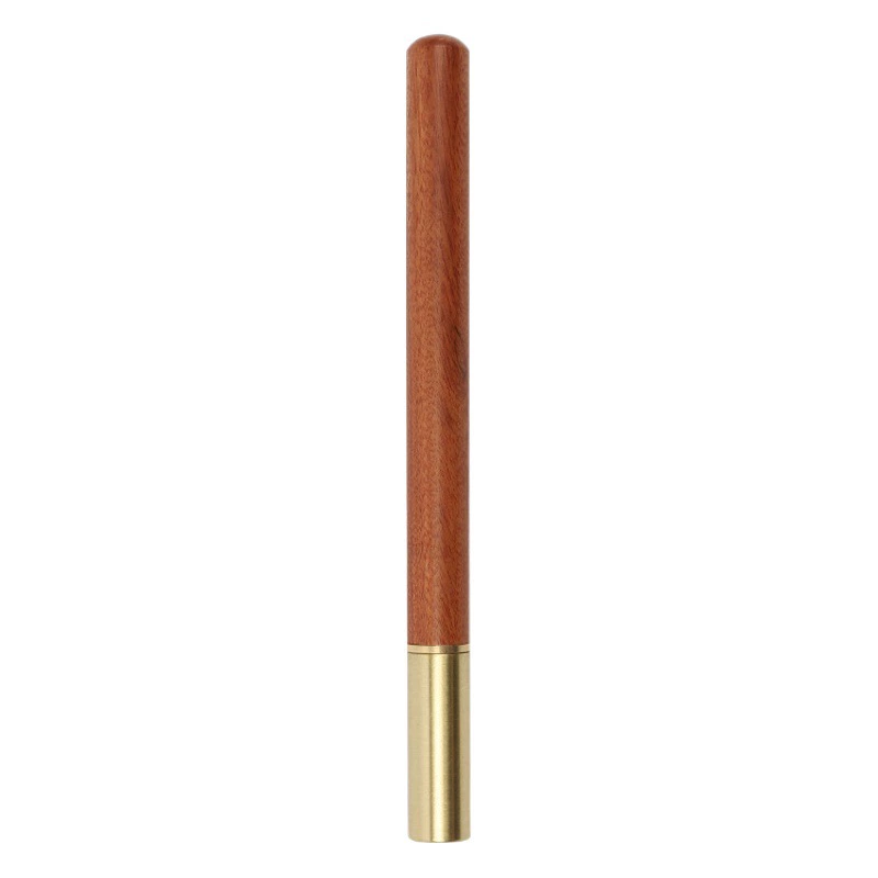Деревянная ручка для подписи Металлическая латунная гелевая ручка Redwood High-end Деловая Мужская черная ручка для подписи