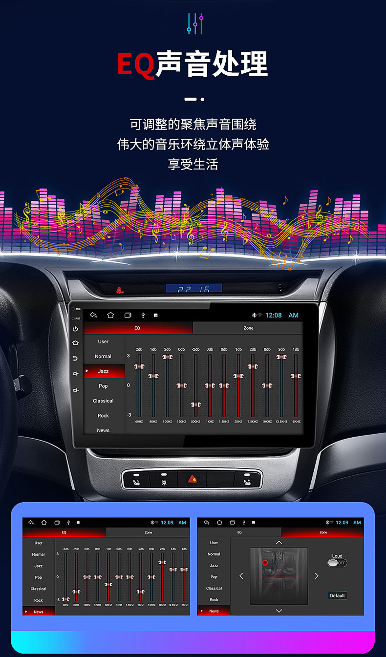 Cross-border car Android changeable Navigator 9 inch 10 inch Bluetooth WIFIGPS Dingwei car universal machine large screen