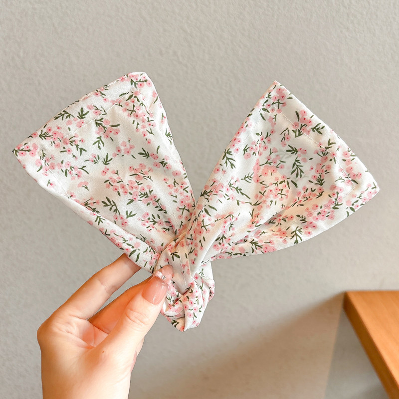 1# 흰색 꽃무늬-9.5cm*34cm