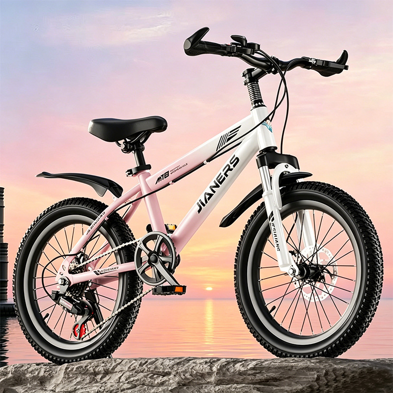 Nuevas bicicletas de 6 - 17 años, niños y niñas, estudiantes de primaria, niños de edad media, niños de velocidad única, bicicleta de montaña adolescente, rodillo de bicicleta image 10