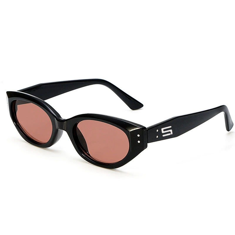 Очки солнцезащитные UV400 Cat-Eye стиль, компактное оформление лица, европейский тренд
