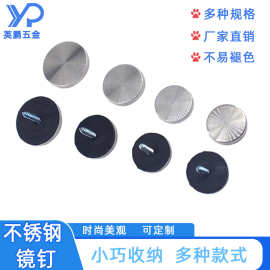 厂家直销不锈钢塑 料镜钉 装饰镜钉 螺丝装饰钉 玻璃镜钉广告钉