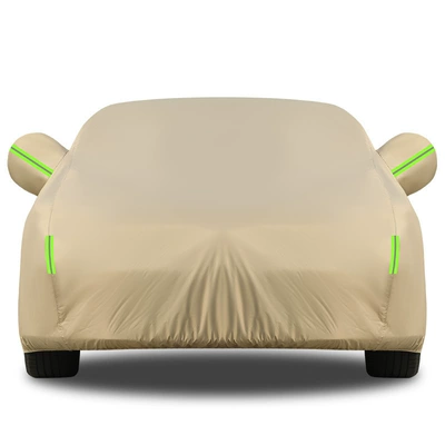 Oxford Cloth Car Cover with | Car clothing - 2m-medium-size-hatchback-dupont-oxford-upgraded-khaki-spunlace-cotton