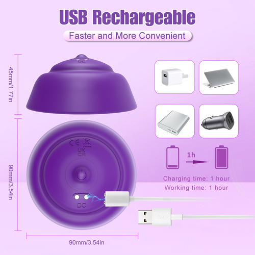 Breast Massager Wireless Remote Control 10 Frequency Vibration Female Breast Tease Stimulation Masturbation Device Adult Products Wholesale