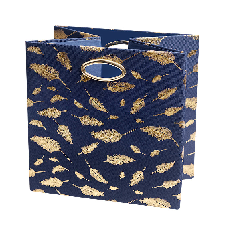 收纳箱布艺整理箱筐子桌面有盖储物大号可折叠家用衣柜内衣收纳盒