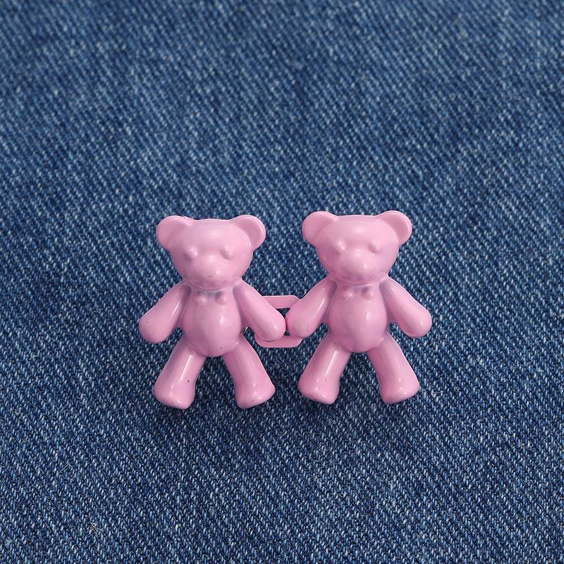 Little Bear cintura hebilla jeans cintura-apretado artefacto cintura modificación botón inconsútil hebilla desmontable hebilla decorativa
