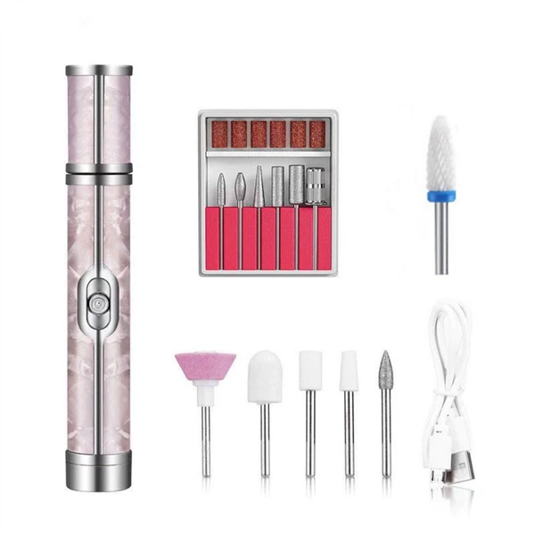 Luxurious fuchsia nail milling machine, deluxe edition