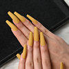 Long matte extra-long nail stickers for nails, fake nails, European style, mid-length, city style