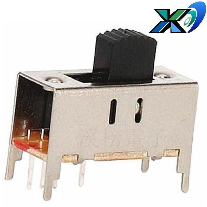 3档拨动开关三档单排4脚  3位拨码开关单排  3档滑动开关三段单排