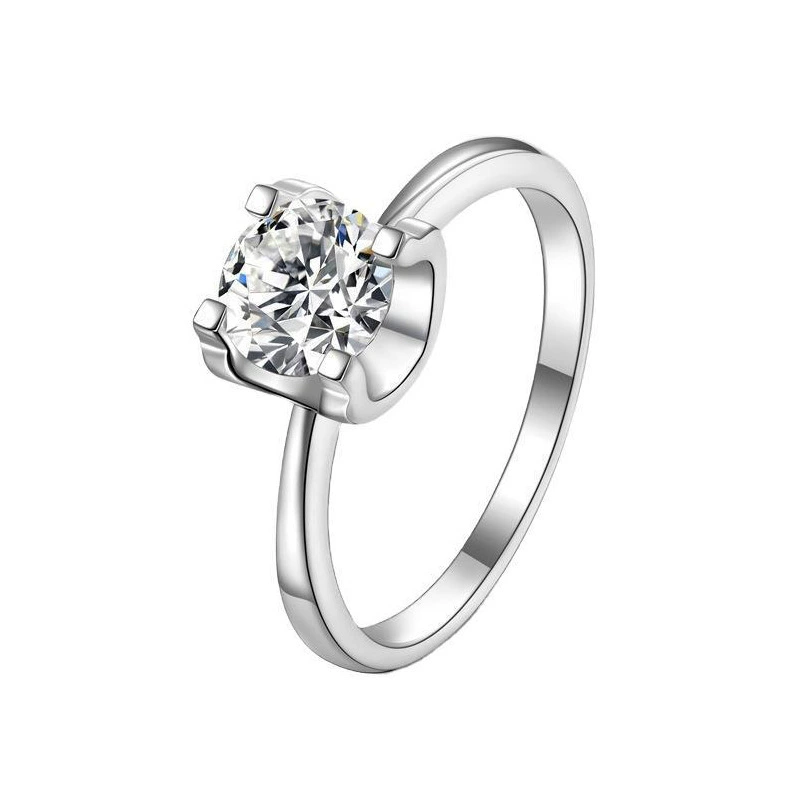 Wedding ring for beloved, 1 carat, Birthday gift