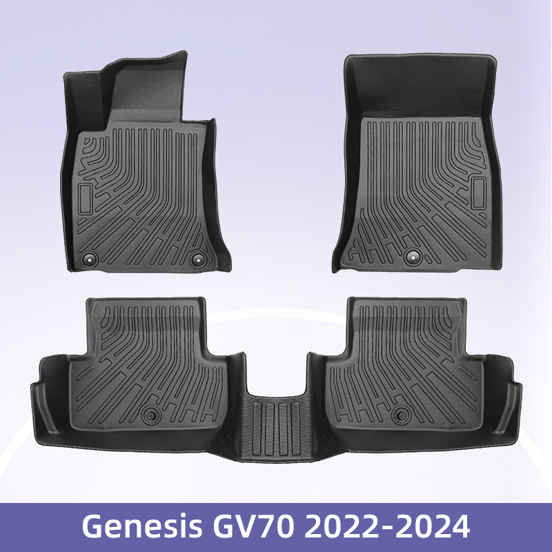 Para Hyundai Genesis GV70 2022 - 2024 Combustible 3D Todo clima TPE almohadilla