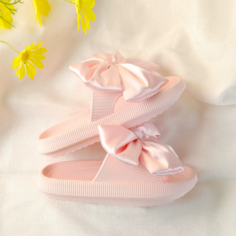 Холодные тапочки женские банты носят пляжные тапочки на улице