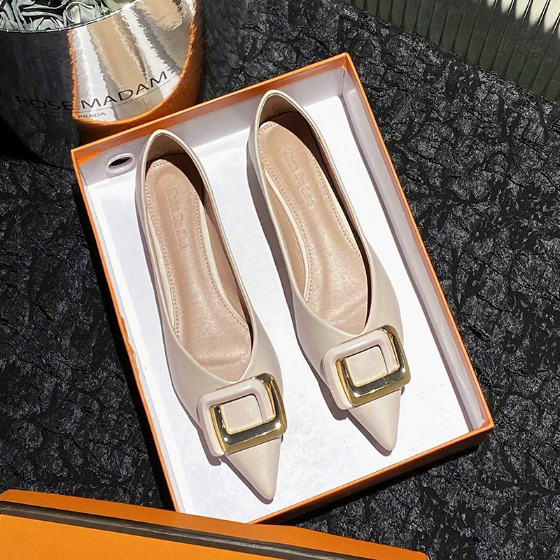 2025 новый весенний модный квадратный пряжка