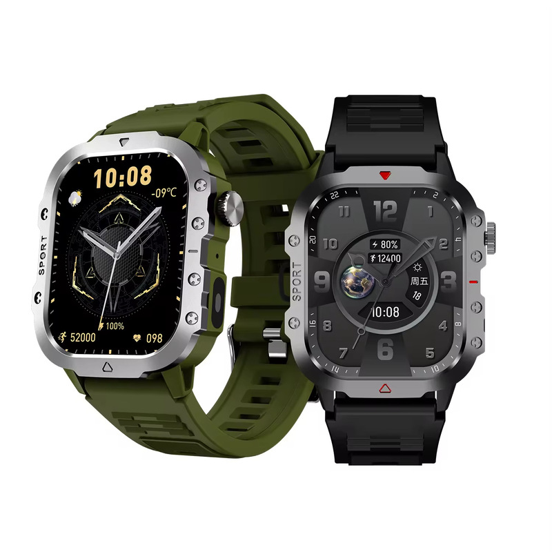 H11 Smart Watch with Bluetooth Calling, 2.01-Inch Screen, Heart Rate and Blood Sugar Monitoring, Dynamic Island, Message Notifications, and Triple Protection for Sports