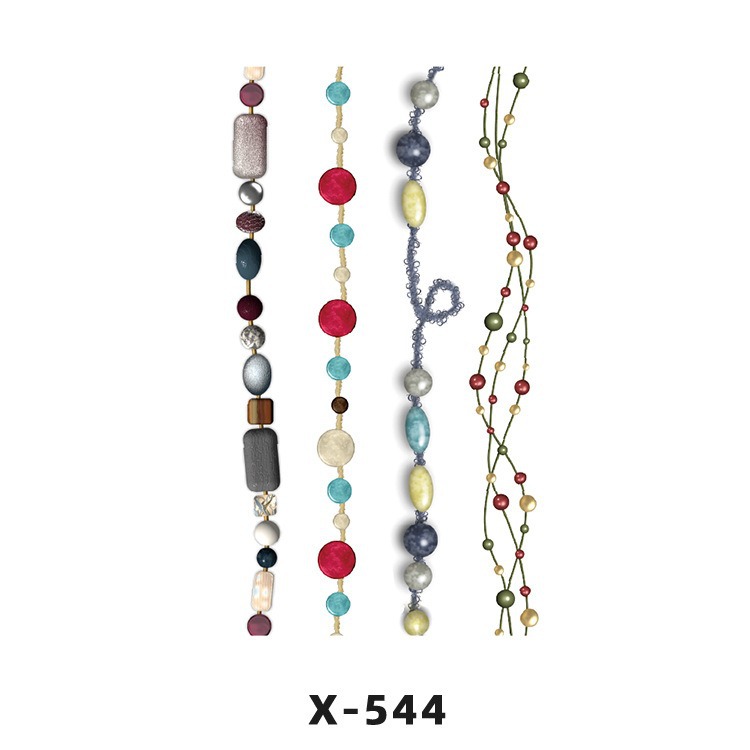 Arco de flor pequeña pegatinas de tatuaje fresco 3D dibujos animados transfronterizo Henna rosa impermeable texto en inglés pegatinas de tatuaje