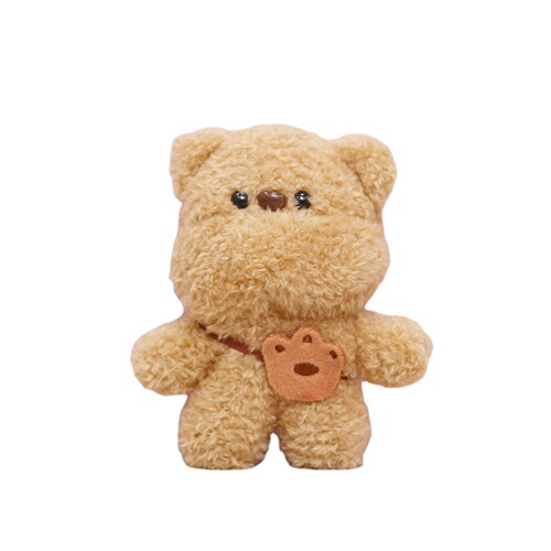Plush toys, cute bear dolls, rabbit dolls, girls school bags, small pendants, keychain dolls wholesale