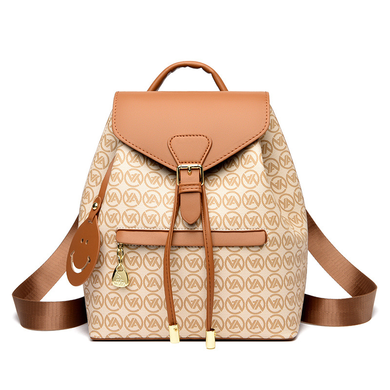 Mochila para mujer, mochila para presbicia retro de nicho de alta gama para mujer, moda transfronteriza, bolso escolar informal coreano de gran capacidad para mujer