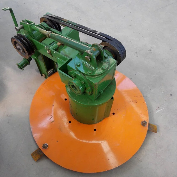 前置双圆盘割草机 单缸四轮拖拉机带前置割草机 艾草艾蒿收割机