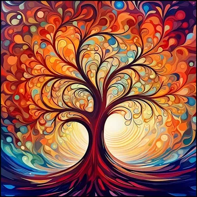 Avtomobil döşəmə paspasları, A Store Carpet Floor Mat - tree-of-life-01-5080cm