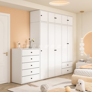 Iron Wardrobe Children's Storage Cabinet Wardrobe Home Bedroom Small Apartment Baby Wardrobe Simple Balcony Cabinet Storage Cabinet