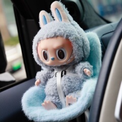 17cm ラブブペンダント、かわいいカーセーフティシート、車のエアベント装飾、車内アクセサリーに適しています。