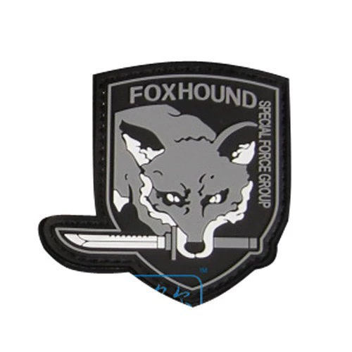 Sea Caixi Outdoor GS Game Peripherals Merry Stick Qianlong Spy Fox Fox XOF Badge 3D PVC soft rubber chapter